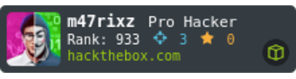 Hack The Box Badge